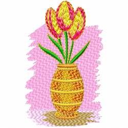 Flowers Embroidery Design 11